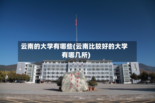 云南的大学有哪些(云南比较好的大学有哪几所)