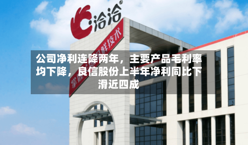 公司净利连降两年，主要产品毛利率均下降，良信股份上半年净利同比下滑近四成
