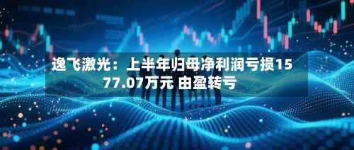 逸飞激光:上半年归母净利润亏损1577.07万元 由盈转亏-第2张图片