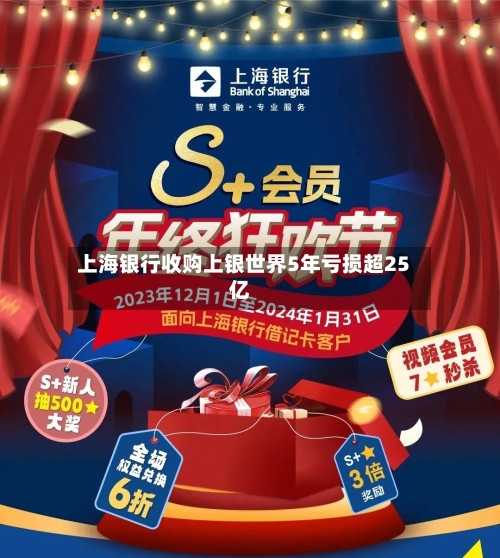 上海银行收购上银世界5年亏损超25亿