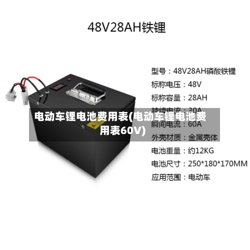 电动车锂电池费用表(电动车锂电池费用表60V)-第2张图片