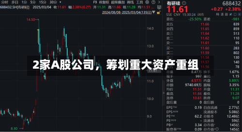 2家A股公司，筹划重大资产重组