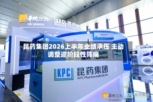 昆药集团2026上半年业绩承压 主动调整迎阶段性阵痛