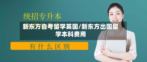 新东方自考留学英国/新东方出国留学本科费用-第3张图片