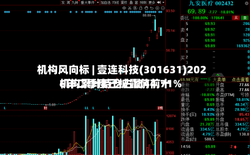 机构风向标 | 壹连科技(301631)2026年二季度已披露前前十机构累计持仓占比44.71%