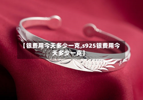 【银费用今天多少一克,s925银费用今天多少一克】