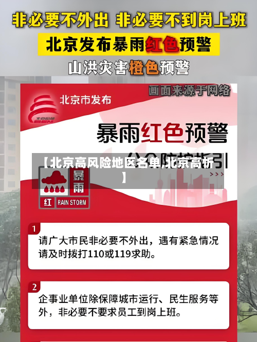 【北京高风险地区名单,北京高忻】