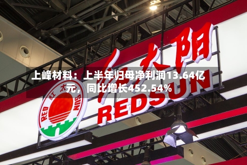 上峰材料：上半年归母净利润13.64亿元，同比增长452.54%-第2张图片
